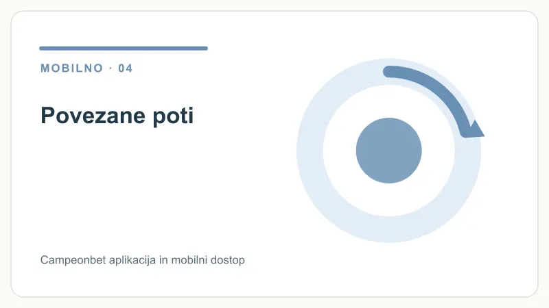 Povezane poti – Campeonbet aplikacija in mobilni dostop