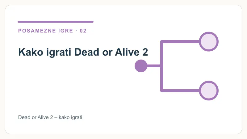 Kako igrati Dead or Alive 2 – Dead or Alive 2 – kako igrati