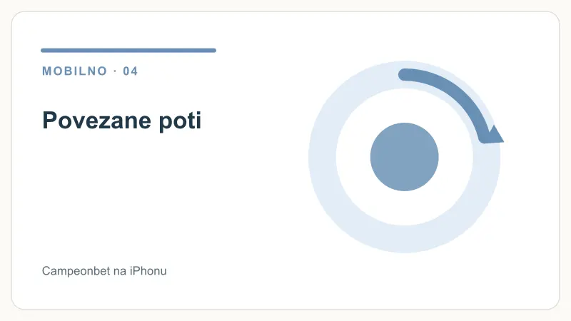 Povezane poti – Campeonbet na iPhonu