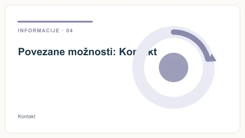Povezane možnosti: Kontakt – Kontakt