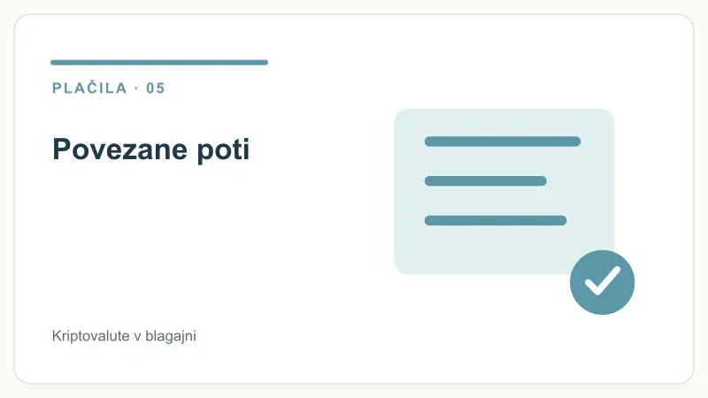 Povezane poti – Kriptovalute v blagajni