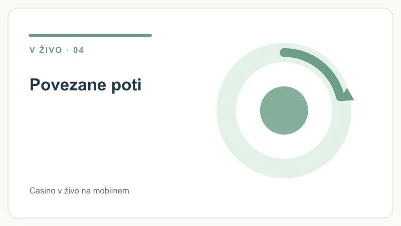 Povezane poti – Casino v živo na mobilnem