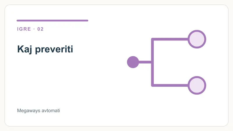Kaj preveriti – Megaways avtomati