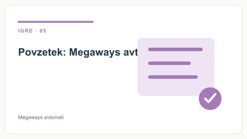 Povzetek: Megaways avtomati – Megaways avtomati