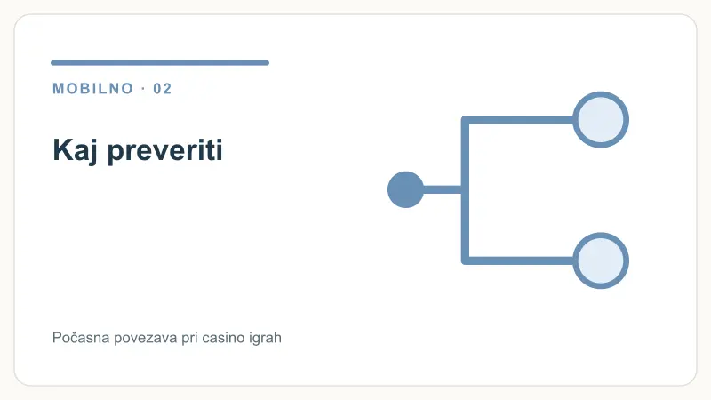 Kaj preveriti – Počasna povezava pri casino igrah