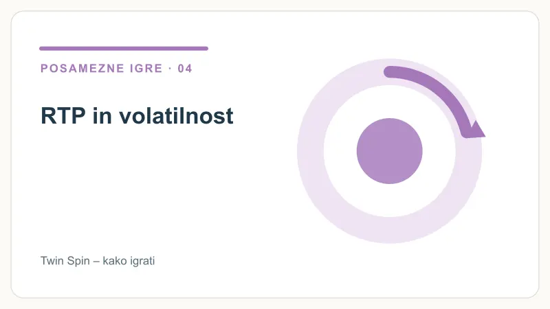 RTP in volatilnost – Twin Spin – kako igrati