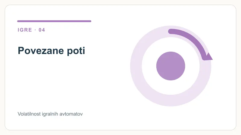 Povezane poti – Volatilnost igralnih avtomatov